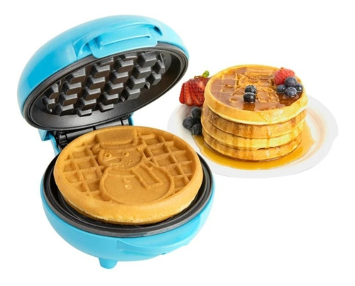 Nostalgia Mini Wafflera Muñeco De Nieve. Mymini Waffle Maker