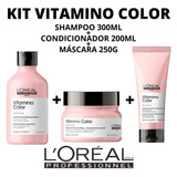 Kit Loreal Vitamino Color Sh 300ml + Cond 200ml + Másc 250g