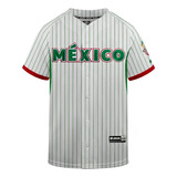 Jersey Beisbol Serie Caribe Miami 2024 Mexico Blanco