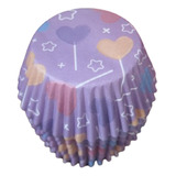 Capacillos De Papel Para Cupcake Corazon 150 Pzs