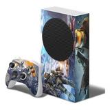 Adesivo Skin Xbox Series S E Dois Controles Halo B1