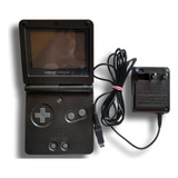 Game Boy Advance Sp Negro Ags-001 Una Luz (ver Fotos)