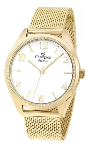 Relogio Femininpo Banhado A Ouro Champion Dourado Original