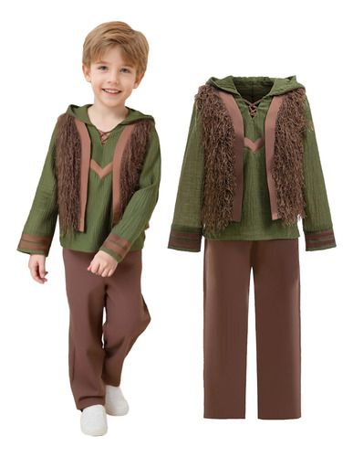Disfraz Infantil Hipo Cómo Entrenar A Tu Dragón Chaleco+camisa+pantalón 3pcs Para Navidad Año Nuevo Fiesta Ropa Niños | Envío gratis