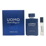 Ferragamo Uomo Urban Feel Set De 2 Pz Con Mini Para Hombre