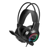 Auriculares Gamer Xtrike Me Gh-709 Negro Con Luz Led