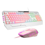 Combo De Teclado Y Mouse Para Juegos Usb Rgb, Gt817 Jue...