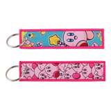 Llavero Bordado De Kirby Accesorio Mochila Regalo 1pz Full