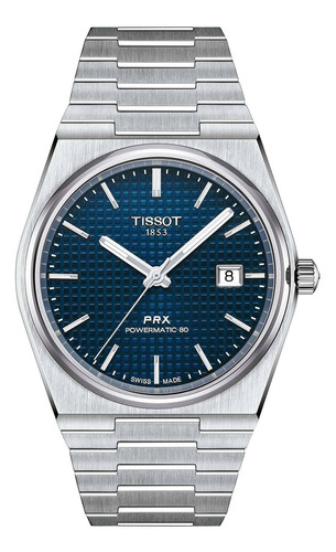 Reloj Tissot Prx Powermatic 80 De Acero 1374071104100 Ss
