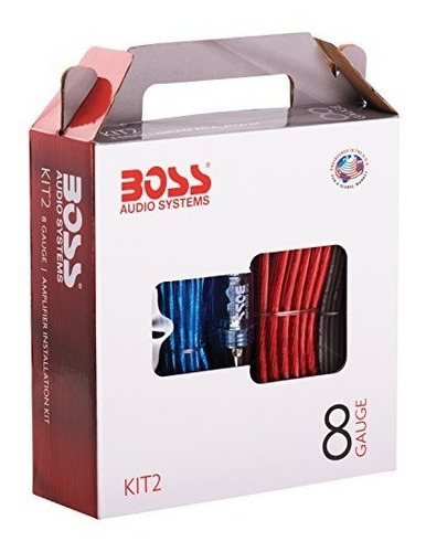 Boss Audio Kit2 Kit De Cableado De Instalacion De Amplificad