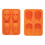 Molde Silicón Calavera Halloween Bombas Chocolate, Gelatinas