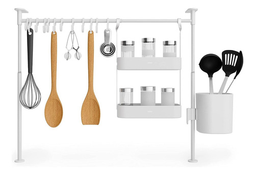 Anywhere Tension Rod Multi Organizador De Cocina, Regul...