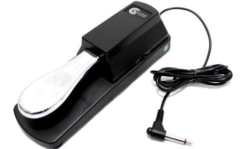 Pedaleira Sustain Para Teclado Pedal Sustain Cps 10 Preta 