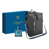 Versace Eros Perfume Eau De Toilette Backpack Set 