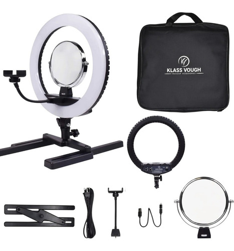 Ring Light Led Profissional De Mesa Multicor - Klass Vough