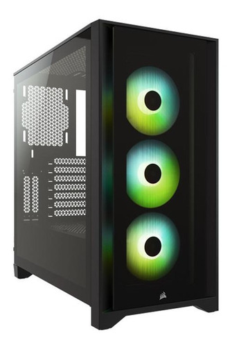 Gabinete Gamer Corsair Icue 4000x Rgb Mid-tower Atx Black