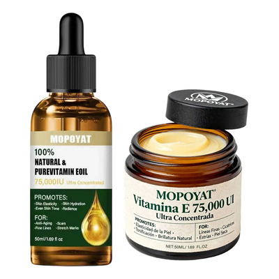 Vitamina E Cara-aceite Que Aclara Manchas+crema Piel Firme | Envío gratis