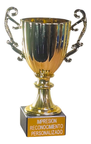 Trofeo Copa Personalizado Laser Team 25 Cms Mx100