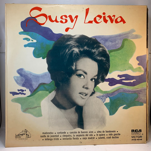 Susy Leiva - Vinilo 1978 Tango Lp Mb+