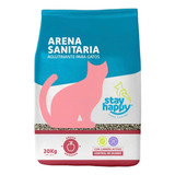 Arena De Gatos Stay Happy 20 Kl + Pala De Regalo