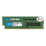 Memoria Ram Color Verde 64gb 2 Crucial Ct2k32g4dfd8266