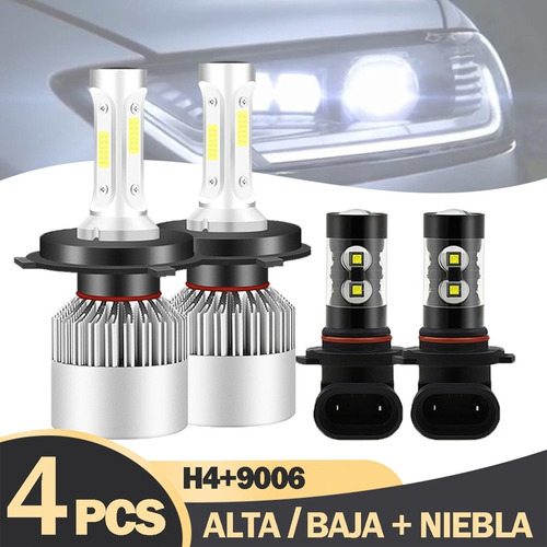 Kit Faros Led 8000lm Luz Alta Y Baja/niebla For Ford