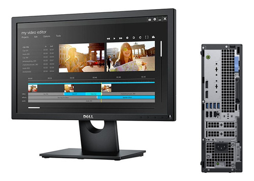Desk Dell Optiplex 5060 I7 8700 32gb Ssd 1 Tb + Monitor