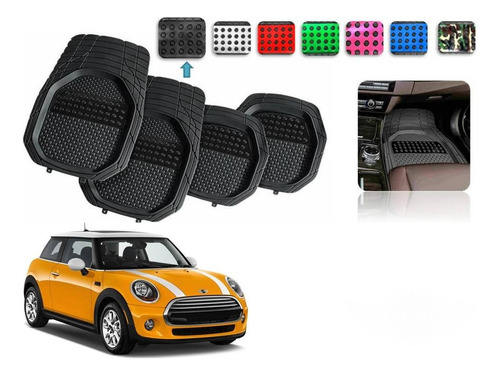 Tapetes 4pz Charola 3d Color Mini Cooper 2014 A 2018