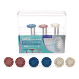 Kit Polimento Dental Borracha Diamantado Espiral Para Resina