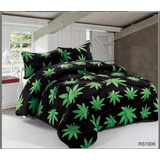 Cubrecama Plush Con Chiporro Negro Diseño Rs1006 2 Plaza