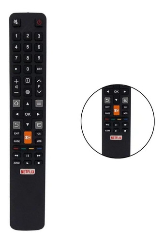 Controle Remoto Universal Compatível Tv Tcl Smart 4k