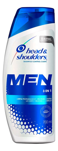Shampoo Control Caspa Men 3 En 1 700ml Head & Shoulders