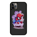 Funda Uso Rudo Tpu Para iPhone Spiderman Hombre Araña 36