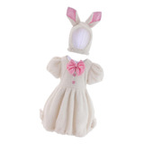 Vestido Y Sombrero De Conejo Para Niños Accesorios De
