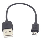 Cabo Curto V8 Usb Blindado Para Carregador Portátil Promoção