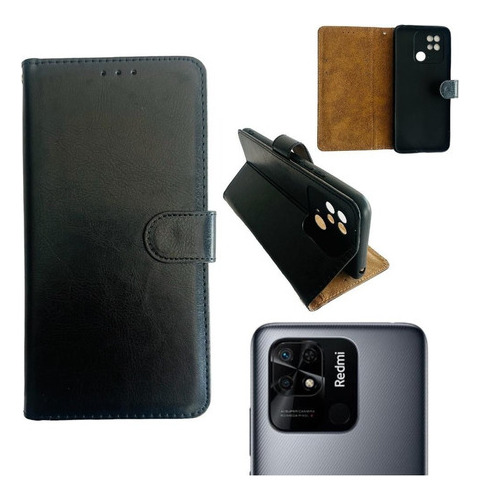 Carcasa Para Xiaomi Redmi 10c Flip Cover Agenda 