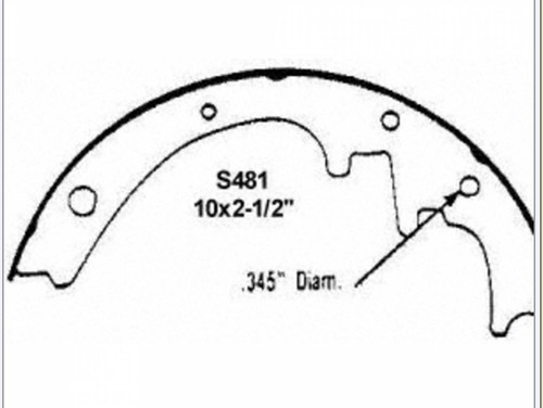 Bandas De Freno Jeep Cherokee/comanche Tambor 10  Foto 3