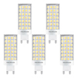 Set X5 Lamparas Led Bipin G9 12w Macroled 220v Frio 6000k