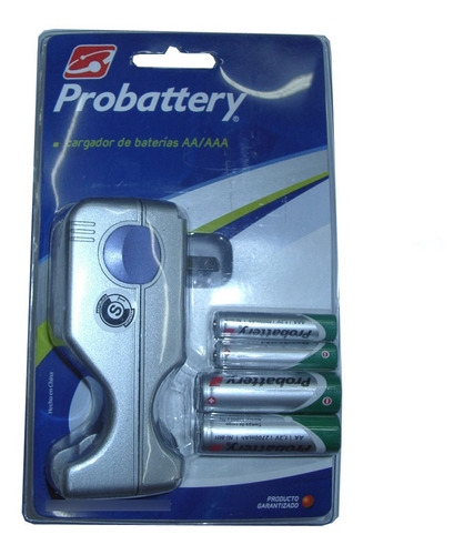 Cargador Pilas Probattery 2aa 2700mah / 2aaa 1000mah