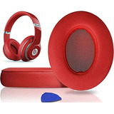 Almofadas De Ouvido Para Beats Studio 2 E 3 - Vermelhas