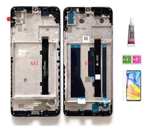 . Pantalla Lcd Con Marco Para Zte Blade A51 A71 2021 .