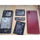 Carcaça Sem Placa Samsung A01 Core(tampa,bateria Etc)