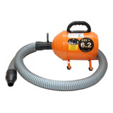 Soprador Pet P/ Banho E Tosa Venezia 6.2 2 Velocidades 1400w Cor Laranja 220v