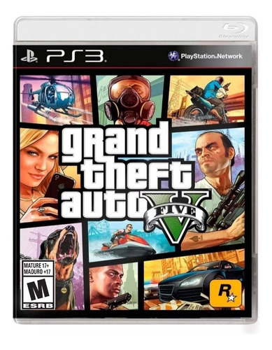 Grand Theft Auto V Gta 5 Rockstar Games Ps3 Físico Lacrado