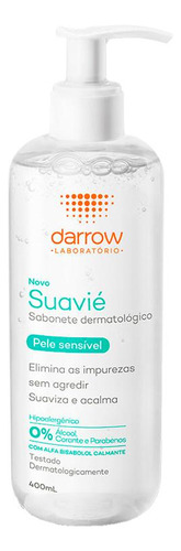 Darrow Suavié Sabonete Líquido Facial P/ Pele Sensível 400ml