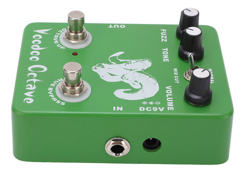 Pedal De Efectos Voodoo Octave Fuzz, Ajustable, Sencillo