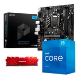 Kit I5 11400f 11ª Ger. Placa Mãe B560 Msi Memória 16gb Ddr4