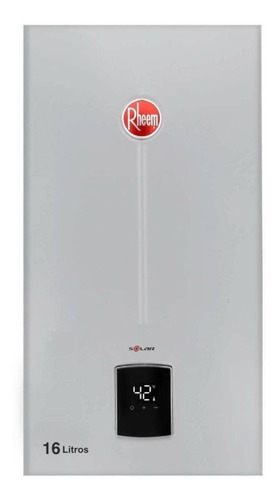 Calentador De Agua A Gas Glp Rheem Prestige Rt-16-1 Gris