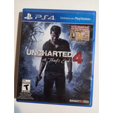 Uncharted 4 Ps4 Ps5 Físico