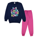 Conjunto De Moletom Infantil Menina Moletom Juvenil Feminino